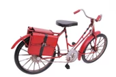 Dekoratif Metal Bisiklet Çantalı Vintage Ev Ofis Hediyelik - 3