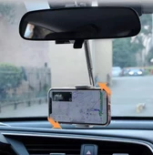 Araba Dikiz Aynasına Takılan Akrobat Telefon Tutucu - 3