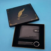 Hediyelik Cüzdan Anahtarlık Set Dekoratif Hediyelik - 1