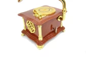 Gramofon Ayaklı Müzikli Vintage Müzik Kutusu Hediyelik thumbnail 5