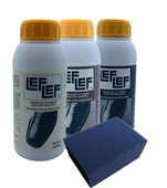 Leflef Son Kat Parlatıcı (Deri Sütü) 500 ml ve Siyah Sünger 1 Adet - 1