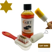 SRTfootcare Süet Nubuk Ayakkabı Bakım Boyası 110 Gr ve 4 Yönlü Temizleme Fırçası - 5