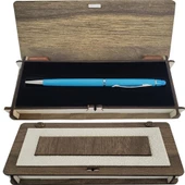 Tükenmez Kalem Ahşap Kutulu - 1