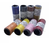 SRTfootcare Deri El Dikişi İçin Mumlu İplik 0,6 Mm 100mt (leathercraft, Deri Hobi) - 1