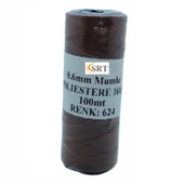 SRTfootcare Deri El Dikişi İçin Mumlu İplik 0,6 Mm 100mt (leathercraft, Deri Hobi) - 2