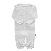 İsme Özel Mavi Nakışlı Bereli Eldivenli Erkek Bebek Tulum - 2