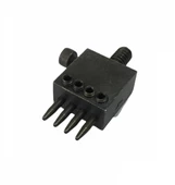 Padova Sıralı Çok Delikli Vida Başlı Deri Zımbası 4mm Deri El Aleti - 6