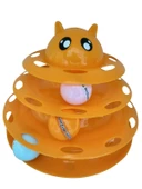 3 Katlı Kedi Oyuncağı Kedi Başlıklı Kedi Oyuncak - 1