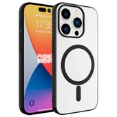 Vendas iPhone 15 Pro Max Uyumlu (15 Pro Max) Pixel Serisi Wireless Şarj Özellikli Magsafe Hard PC Kapak - 4