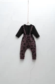 Moinoi Unisex Bebek Salopet Body 2'li Takım 50121 - 1
