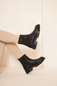 Albishoes M.P Kaymaz Taban Soğuk Geçirmez Suya Dayanıklı Kadın Bot Postal Chelsea Kışlık Bot - 6