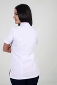 Kısakol Ceket Boy Hakim Yaka Doktor Öğretmen Laboratuvar Önlüğü - 6