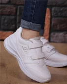 M.P. 232-1307 Zn Beyaz Cırtlı Sneaker Ayakkabı thumbnail 2