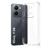 Vivo Y36 Kılıf Kamera Korumalı Silikon Rubber Arka Kapak - 1