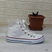 Fiyra 555 Beyaz Uzun Unisex Sneaker Keten Spor Ayakkabı - 12