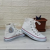 Fiyra 555 Beyaz Uzun Unisex Sneaker Keten Spor Ayakkabı - 7
