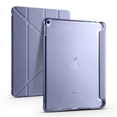 Apple iPad 10.2 (8.Nesil-9.Nesil) Uyumlu Kalemlikli Premium Standlı Katlanabilir Uyku Modu Özellikli Tablet Kılıfı thumbnail 1