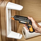 WORX WX255 4Volt/1.5Ah. Li-ion Şarjlı Şarjörlü Tornavida + 6 adet Bits Uç + Vida Tutucu - 7