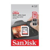 SanDisk Ultra 16 GB SD Kart - 1