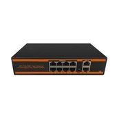 Novacom ND1P802LF 8 Port 10/100 Poe 2 Port Uplink Switch 150W - 1