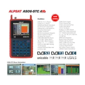 Satfinder 6 Alpsat AS06 HD Uydu  Bulucu STC-AHD Kamera Test - 3