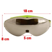 Bellasimo Kayak Gözlüğü Değiştirebilir Camlı Antifog Güneş Kar Gözlük Gümüş Snowboard Glasses Gözlük - 4