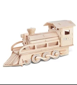 Hayal Sepeti TREN Ahşap Maket Büyük Boy   Boyanabilir Maket - 1