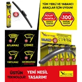Vette Plus Multifit Araba Araç Otomobil Oto Ön Cam Arka Cam Silecek Muz Sileceği 350 mm 39682 thumbnail 7