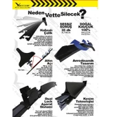 Vette Plus Multifit Araba Araç Otomobil Oto Ön Cam Arka Cam Silecek Muz Sileceği 350 mm 39682 thumbnail 6