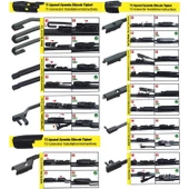 Vette Plus Multifit Araba Araç Otomobil Oto Ön Cam Arka Cam Silecek Muz Sileceği 350 mm 39682 thumbnail 5