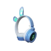 Concord D05 Mikrofonlu  Aux Girişli Radyolu Işıklı Tavşan Figürlü Bluetooth Kulaklık - 2