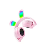 Concord D05 Mikrofonlu  Aux Girişli Radyolu Işıklı Tavşan Figürlü Bluetooth Kulaklık - 6