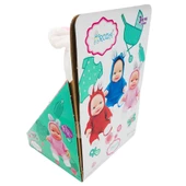 Global Toys - GL100156 Sevimli Sesli Roza Bebek, 8 Farklı Ses Konuşan Tavşan Figürlü Et Bebek - 8