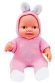 Global Toys - GL100156 Sevimli Sesli Roza Bebek, 8 Farklı Ses Konuşan Tavşan Figürlü Et Bebek - 2
