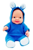 Global Toys - GL100156 Sevimli Sesli Roza Bebek, 8 Farklı Ses Konuşan Tavşan Figürlü Et Bebek - 1