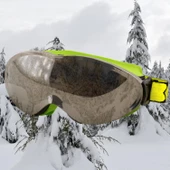 Bellasimo Kayak Gözlüğü Değiştirebilir Camlı Antifog Güneş Kar Gözlük Gümüş Snowboard Glasses Gözlük+1 Adet Yedek Cam (Füme) - 8