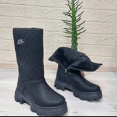 M.P One 3145 Siyah İçi Kürklü Fermuarlı 29cm Kız Çocuk Çizme - 5