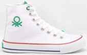 BENETTON 30628 Beyaz Kadın Spor Ayakkabı - 2