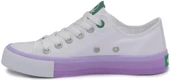 BENETTON 30176 Beyaz Lila Kadın Spor Ayakkabı - 3