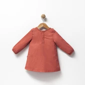 Jolbaby Fırfır Detaylı Vintage Kız Bebek Bayramlık Elbise - 2