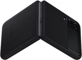 Samsung Galaxy Z Flip3 5G Deri Kılıf Hakiki Deri Lether Cover EF-VF711 - 3