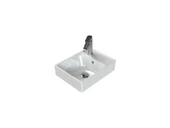 Turkuaz Cerastyle Sharp Etajer Uyumlu Damlalıklı Lavabo 40x30 cm - 1