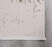 My EvillaModern Dekoratif Star Seri Krem Kahverengi Dokuma Halı - 4