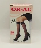 ORAL İNCE DİZ ALTI PEMBE KUTU - 86 (12'li) - 1