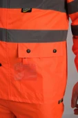 BESTGUARD Yağmurluk Oxford Reflektörlü Turuncu Takım - 5