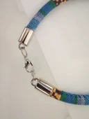 Kedi Köpek Boyun Tasması Bohem Kedi Kolyesi Renkli Jelibon Ayıcık - Açık Mavi - 3