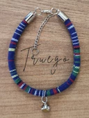 Zilli Kedi Köpek Boyun Tasması Bohem Kedi Kolyesi - Mavi - 3