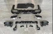 Autogp Mercedes w206 c63 arka tampon difüzör ve egzoz seti 2020+ - 2