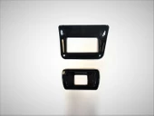 AUTOGP Honda civic uyumlu  kontrol panel kaplaması siyah 2022+ thumbnail 1