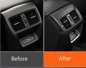 AUTOGP Honda civic arka klima paneli kaplaması karbon 2022+ için uygundur - 3